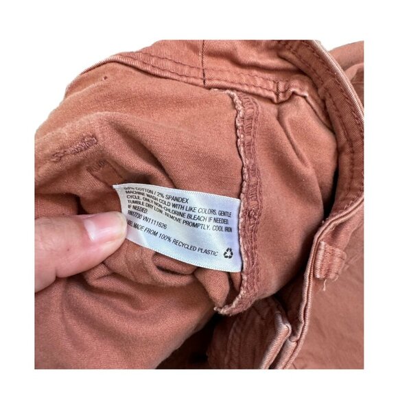 A NEW DAY pinky tan cargo cropped pants size 14 - Picture 3 of 6
